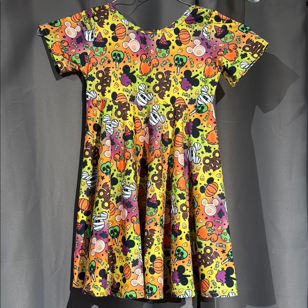 Disney Halloween Mickey snacks spooky pretzel apple candy corn dress